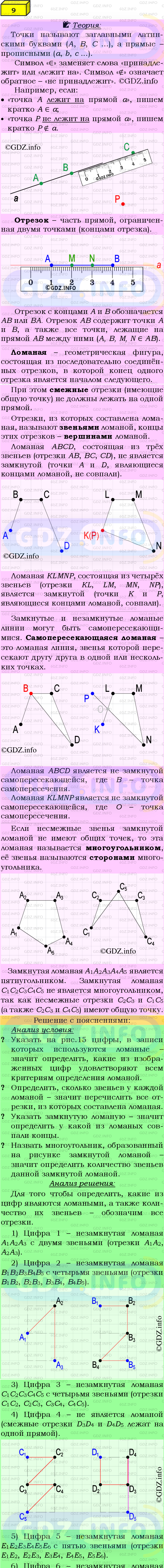 Фото подробного решения: Номер №9 из ГДЗ по Геометрии 7-9 класс: Атанасян Л.С.