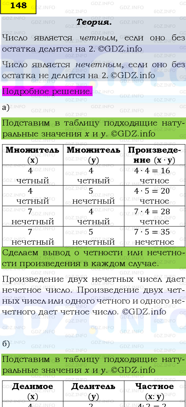 Фото подробного решения: Номер №148 из ГДЗ по Математике 6 класс: Виленкин Н.Я.