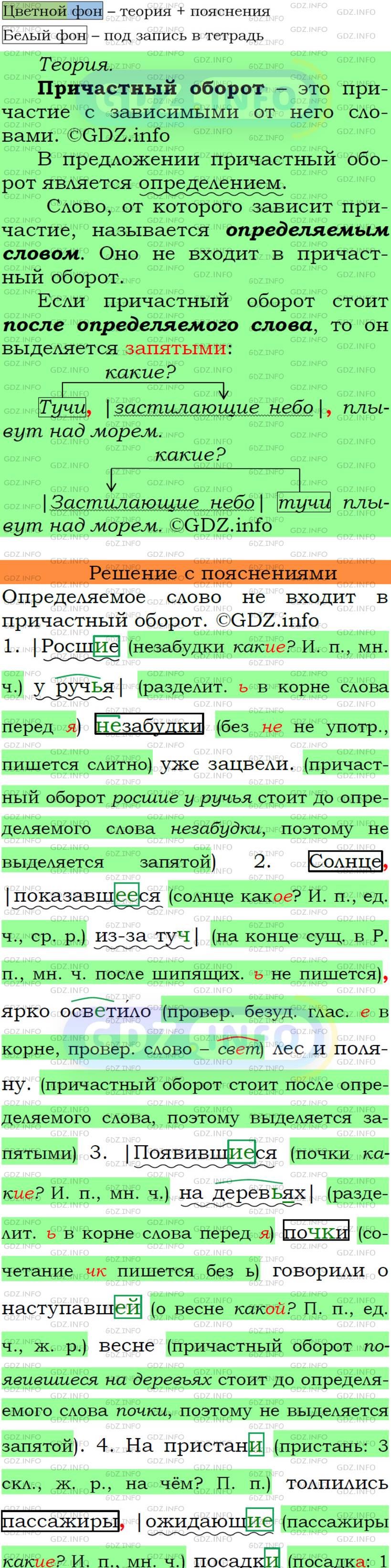 Фото подробного решения: Номер №94 из ГДЗ по Русскому языку 7 класс: Ладыженская Т.А.