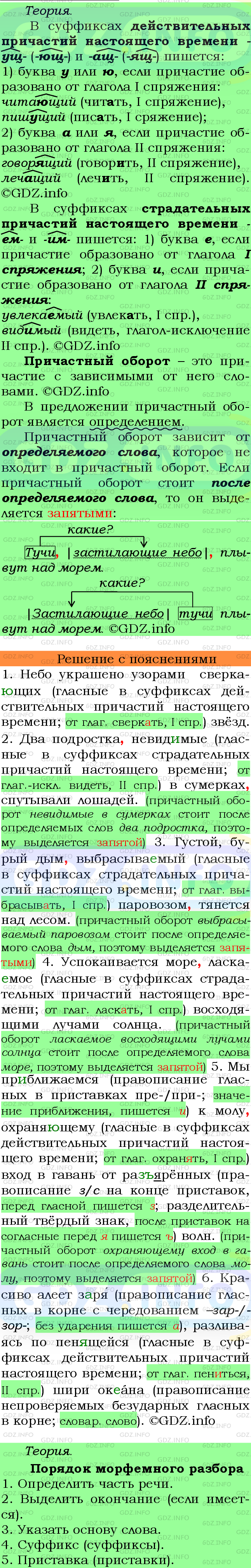 Фото подробного решения: Номер №205 из ГДЗ по Русскому языку 7 класс: Ладыженская Т.А.