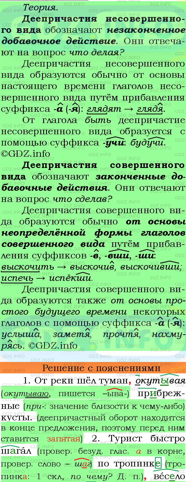 Фото подробного решения: Номер №289 из ГДЗ по Русскому языку 7 класс: Ладыженская Т.А.