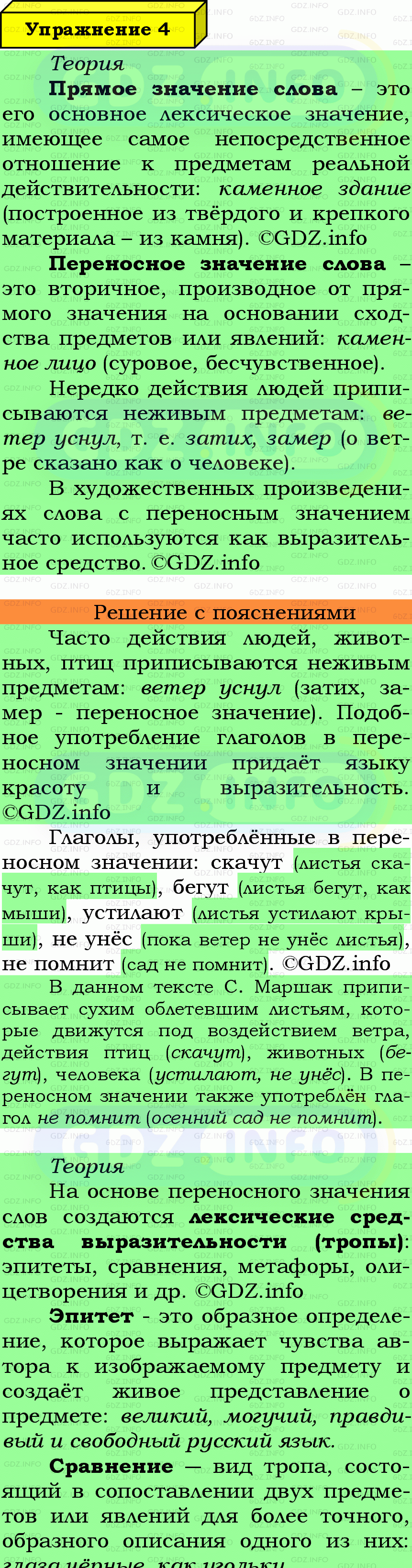 Фото подробного решения: Номер №4 из ГДЗ по Русскому языку 7 класс: Ладыженская Т.А. Фото подробного решения: Номер №4 из ГДЗ по Русскому языку 7 класс: Ладыженская Т.А.