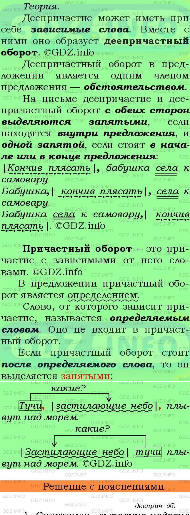 Фото подробного решения: Номер №188 из ГДЗ по Русскому языку 7 класс: Ладыженская Т.А.