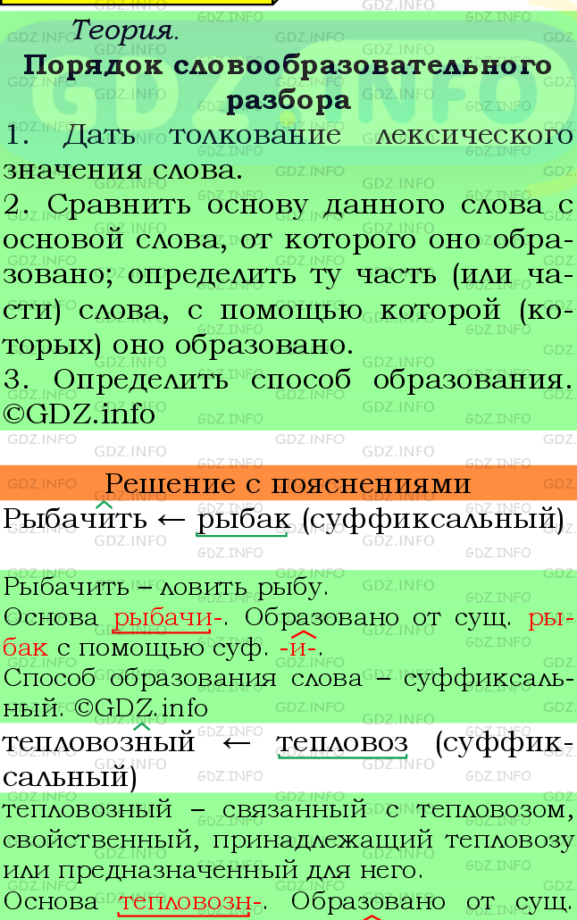 Фото подробного решения: Номер №488 из ГДЗ по Русскому языку 7 класс: Ладыженская Т.А.