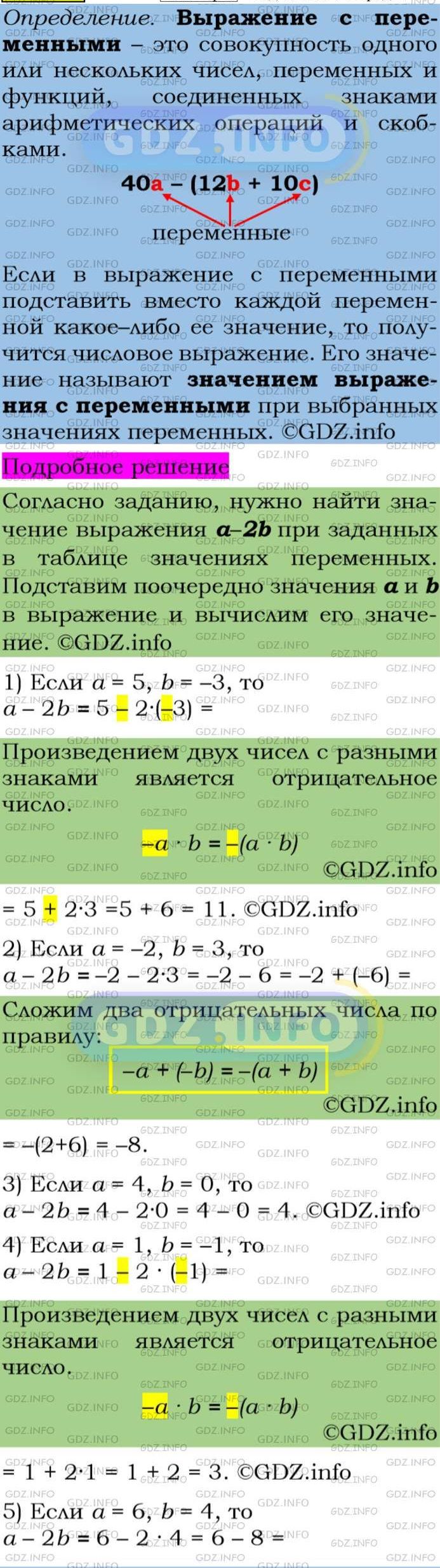Фото подробного решения: Номер задания №43 из ГДЗ по Алгебре 7 класс: Макарычев Ю.Н.
