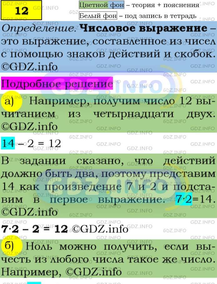 Фото подробного решения: Номер задания №12 из ГДЗ по Алгебре 7 класс: Макарычев Ю.Н.