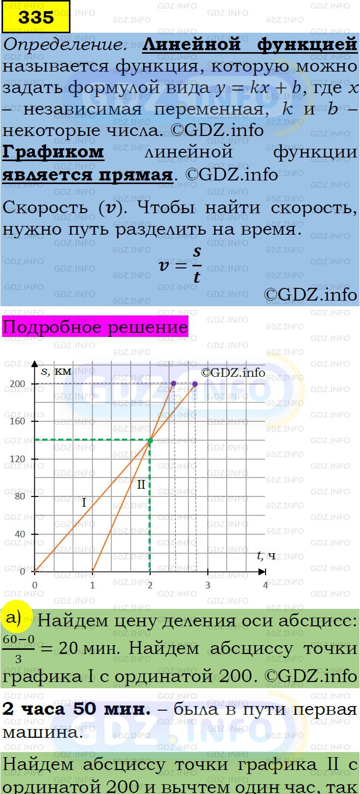 Фото подробного решения: Номер задания №335 из ГДЗ по Алгебре 7 класс: Макарычев Ю.Н.