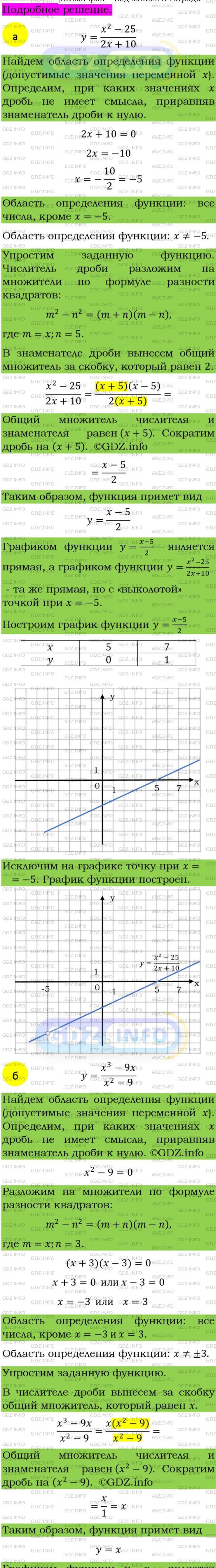 Фото подробного решения: Номер задания №38 из ГДЗ по Алгебре 8 класс: Макарычев Ю.Н.