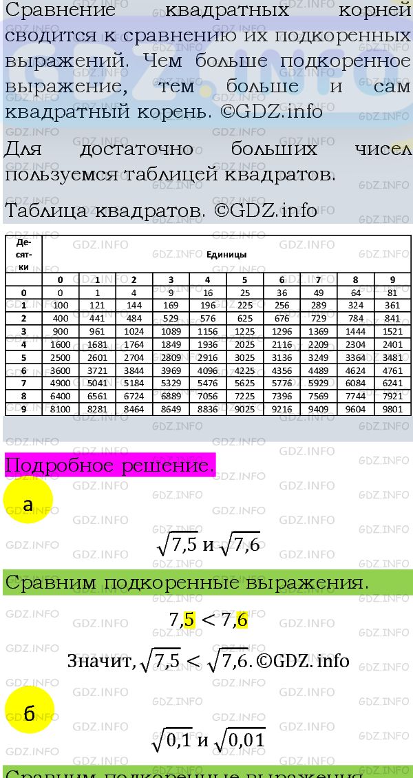 Фото подробного решения: Номер задания №467 из ГДЗ по Алгебре 8 класс: Макарычев Ю.Н.
