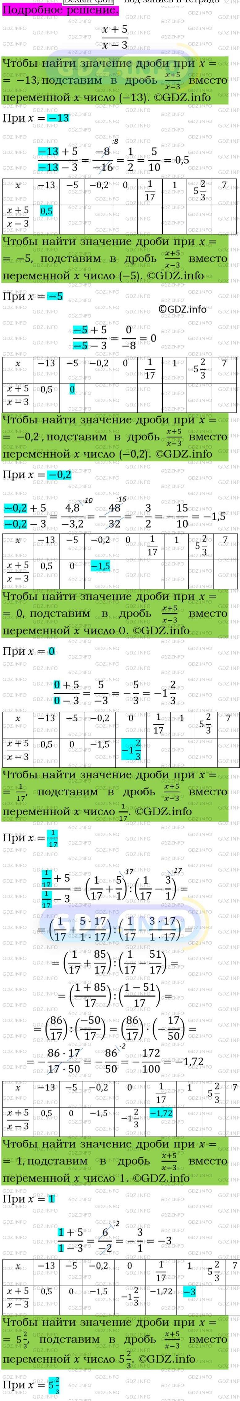Фото подробного решения: Номер задания №6 из ГДЗ по Алгебре 8 класс: Макарычев Ю.Н.