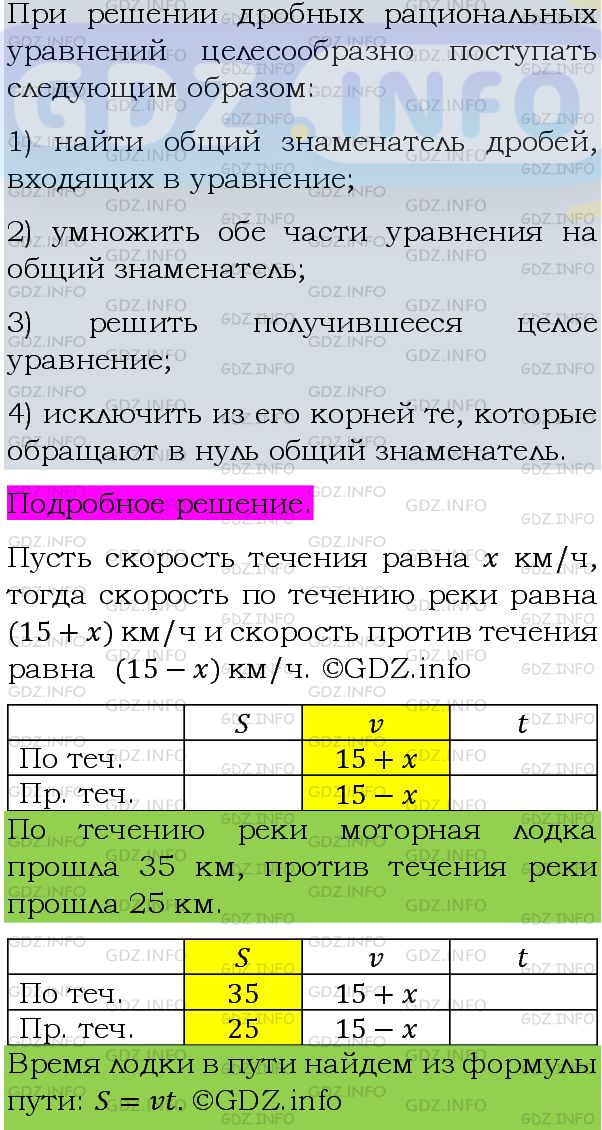 Фото подробного решения: Номер задания №659 из ГДЗ по Алгебре 8 класс: Макарычев Ю.Н.