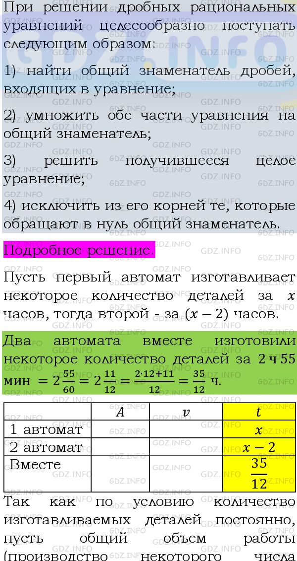 Фото подробного решения: Номер задания №664 из ГДЗ по Алгебре 8 класс: Макарычев Ю.Н.