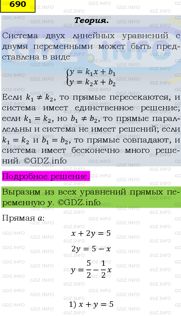 Фото подробного решения: Номер задания №690 из ГДЗ по Алгебре 8 класс: Макарычев Ю.Н.