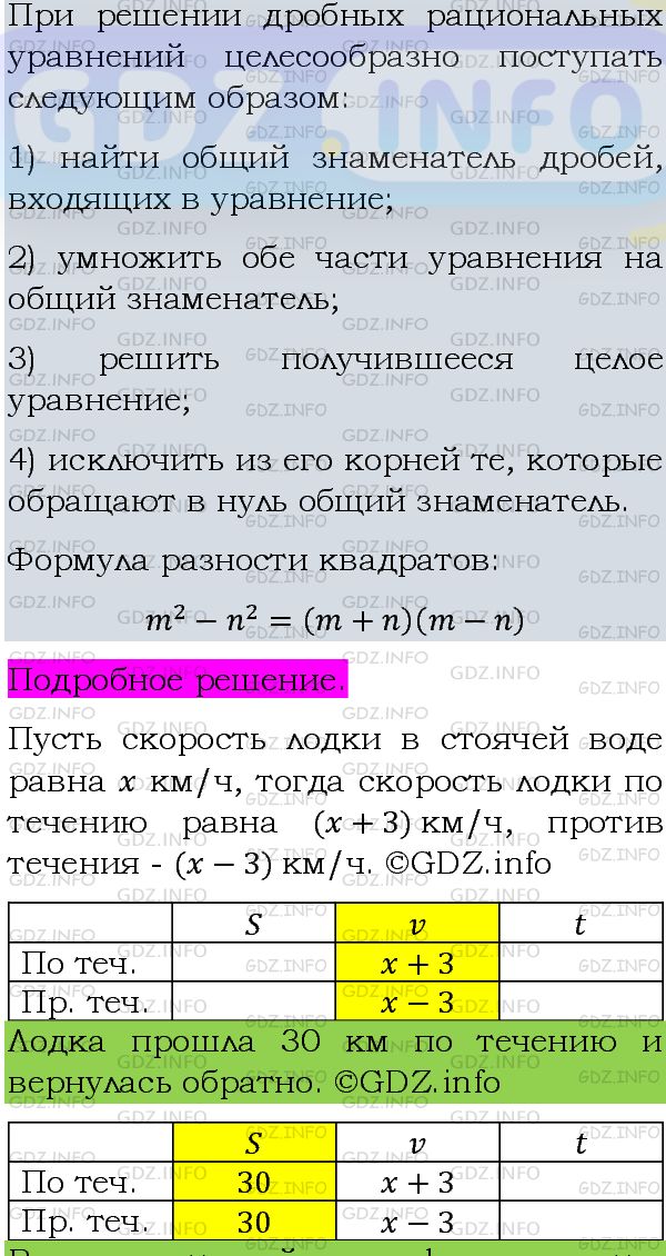 Фото подробного решения: Номер задания №972 из ГДЗ по Алгебре 8 класс: Макарычев Ю.Н.