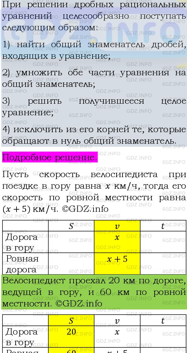 Фото подробного решения: Номер задания №1003 из ГДЗ по Алгебре 8 класс: Макарычев Ю.Н.