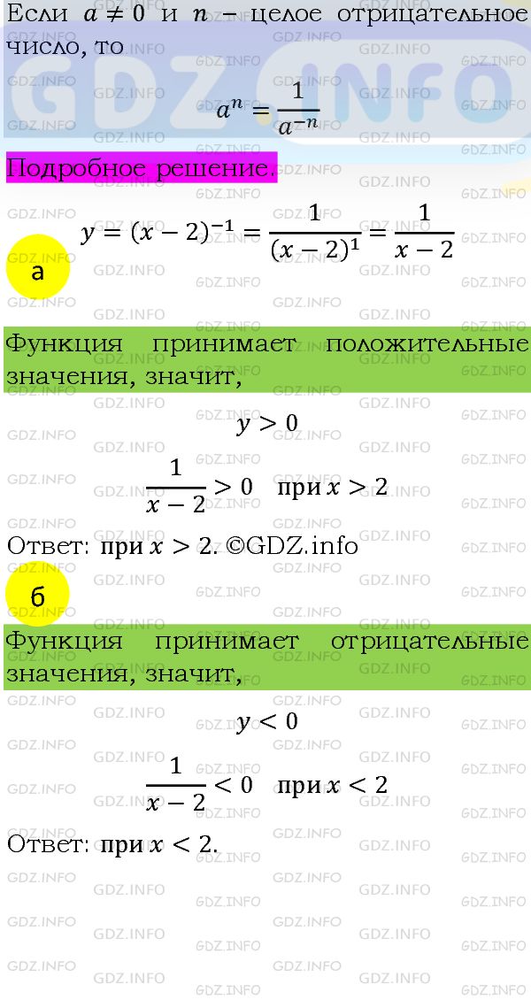 Фото подробного решения: Номер задания №1190 из ГДЗ по Алгебре 8 класс: Макарычев Ю.Н.