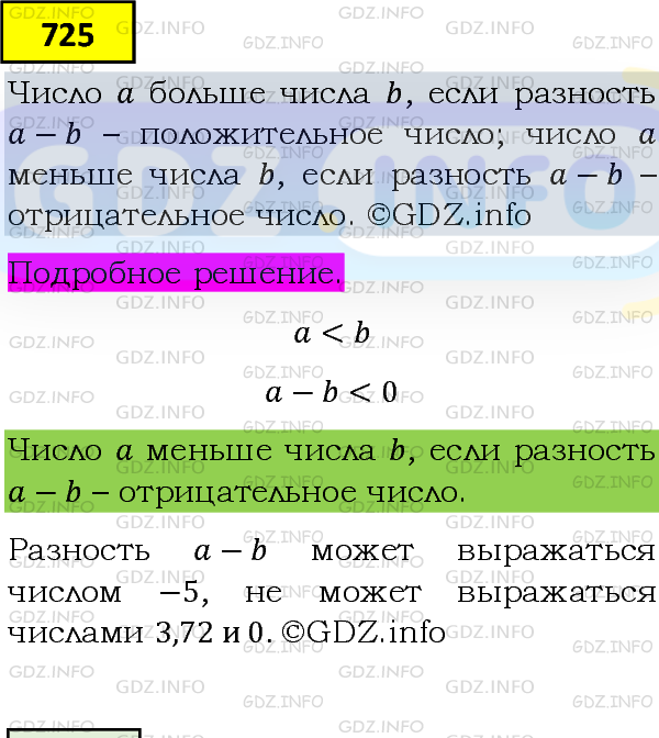 Фото подробного решения: Номер задания №725 из ГДЗ по Алгебре 8 класс: Макарычев Ю.Н.