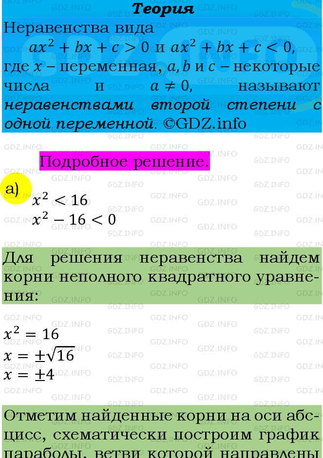 Фото подробного решения: Номер задания №268 из ГДЗ по Алгебре 9 класс: Макарычев Ю.Н.