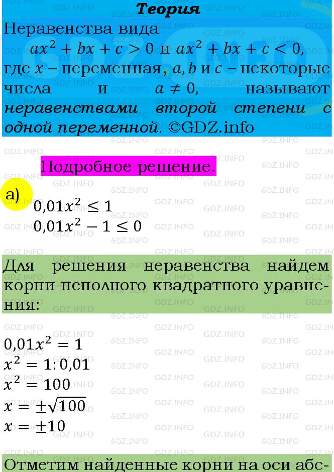 Фото подробного решения: Номер задания №269 из ГДЗ по Алгебре 9 класс: Макарычев Ю.Н.