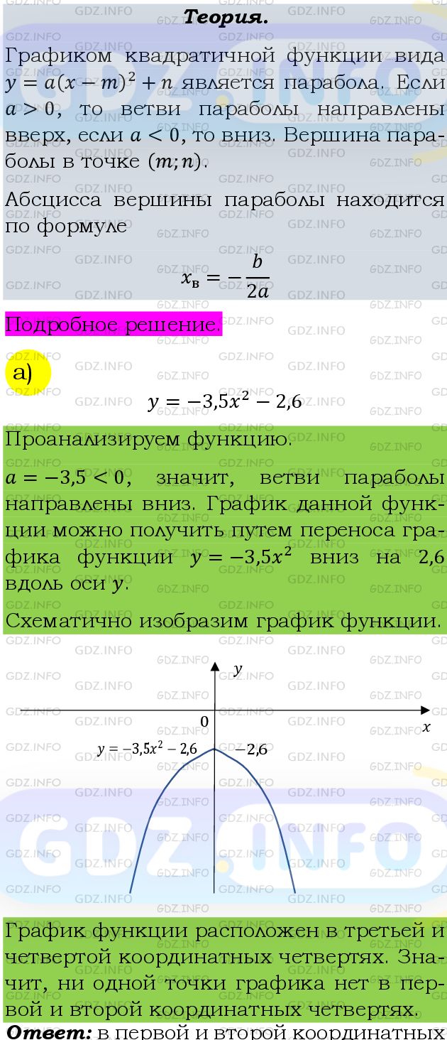 Фото подробного решения: Номер задания №445 из ГДЗ по Алгебре 9 класс: Макарычев Ю.Н.