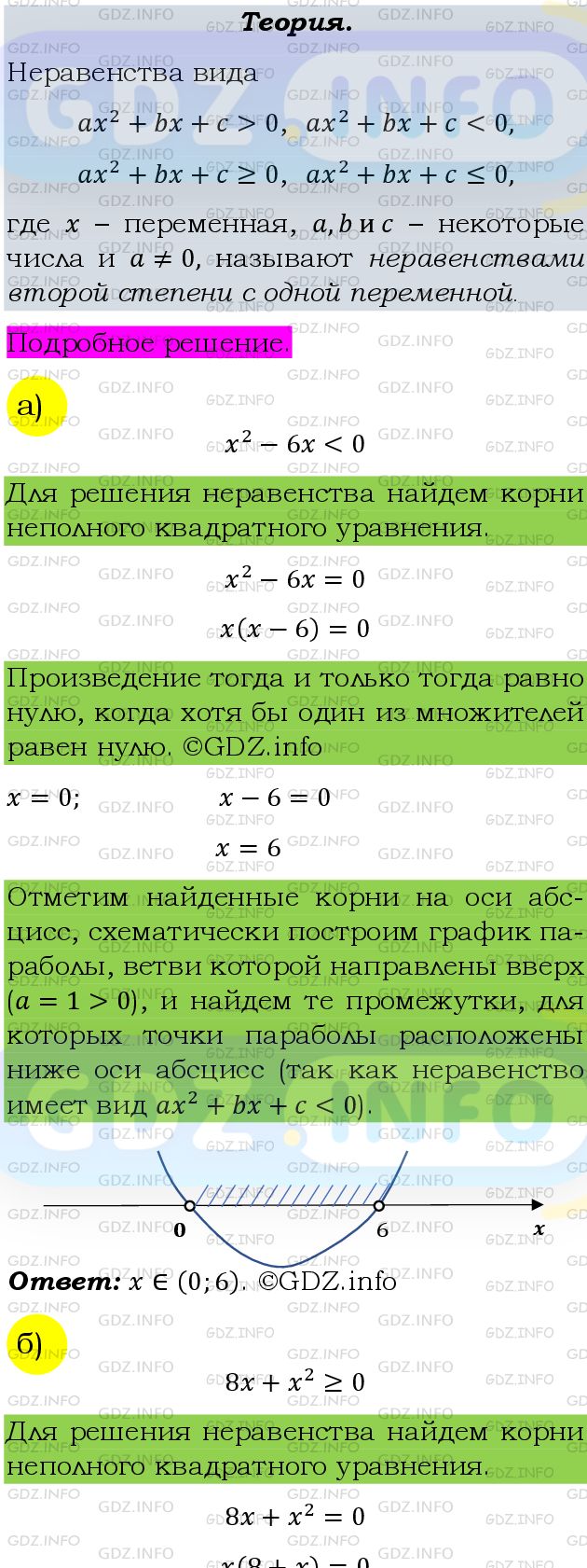 Фото подробного решения: Номер задания №446 из ГДЗ по Алгебре 9 класс: Макарычев Ю.Н.