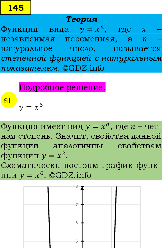 Фото подробного решения: Номер задания №145 из ГДЗ по Алгебре 9 класс: Макарычев Ю.Н.