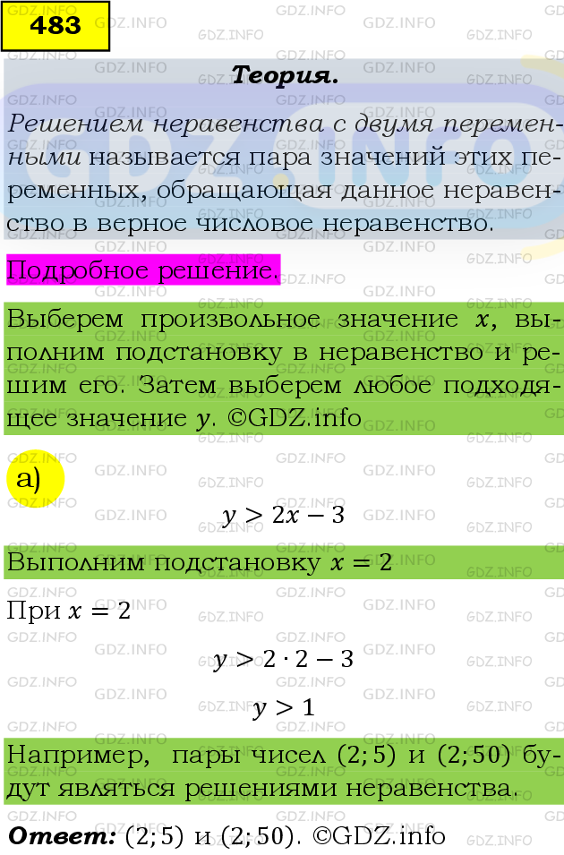 Фото подробного решения: Номер задания №483 из ГДЗ по Алгебре 9 класс: Макарычев Ю.Н.