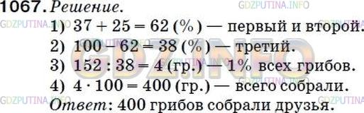 Фото решения 5: Номер №1106 из ГДЗ по Математике 5 класс: Мерзляк А.Г. г.