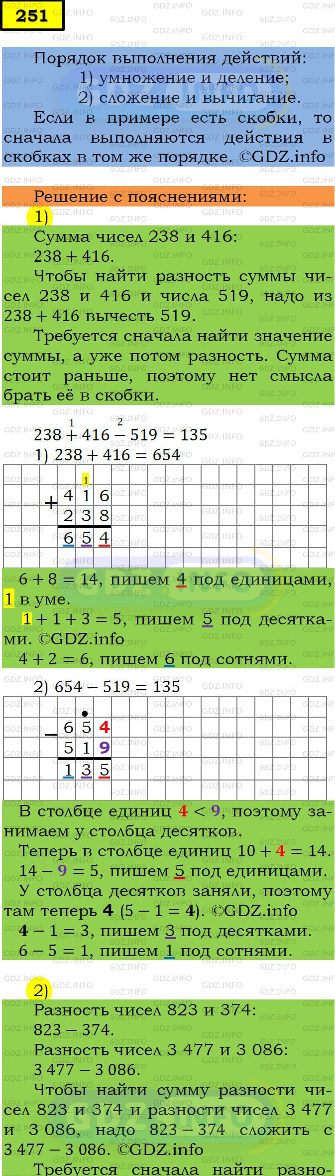 Фото подробного решения: Номер №251 из ГДЗ по Математике 5 класс: Мерзляк А.Г.