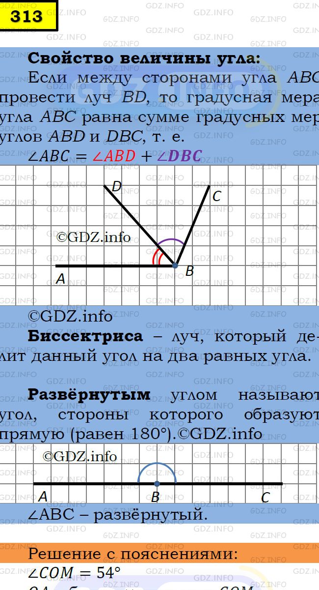 Фото подробного решения: Номер №313 из ГДЗ по Математике 5 класс: Мерзляк А.Г.