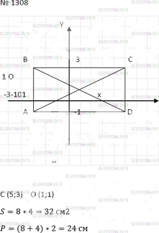 Найдите координаты вершин прямоугольника