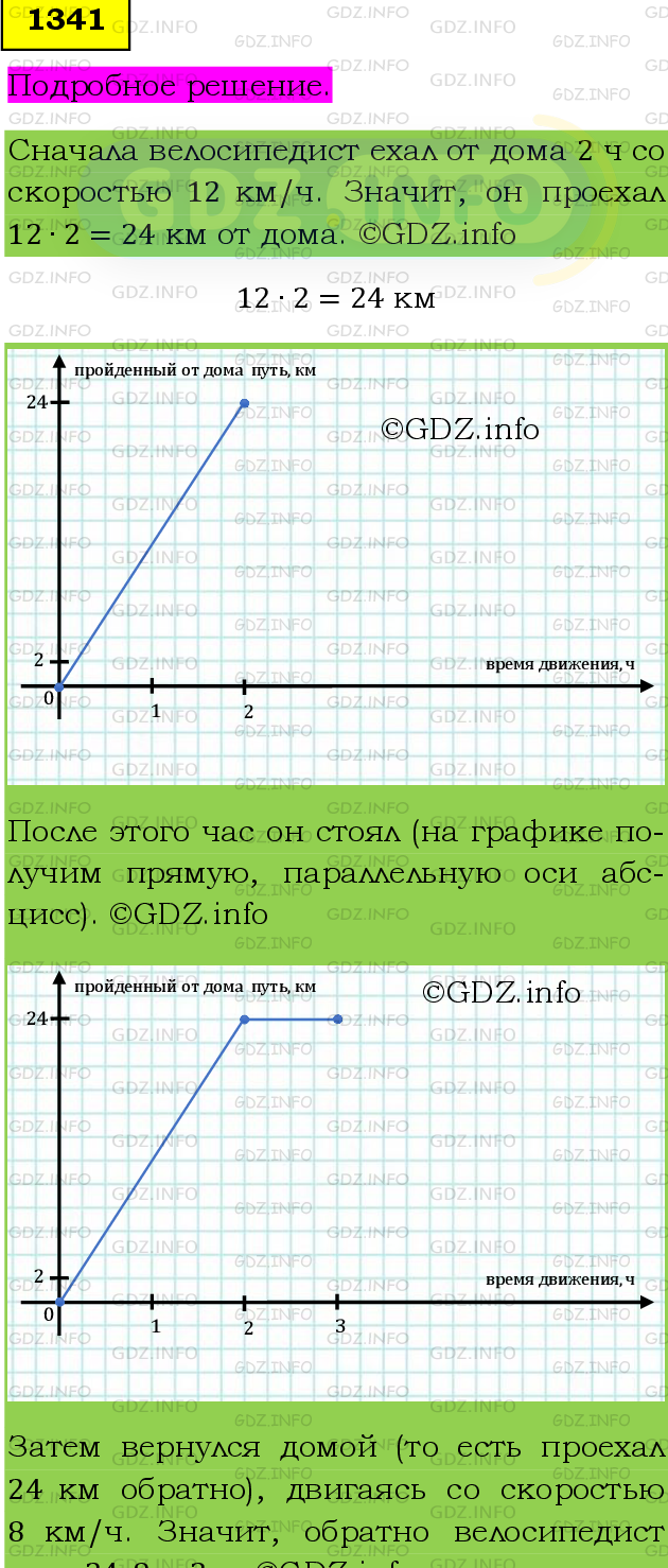 Фото подробного решения: Номер №1466 из ГДЗ по Математике 6 класс: Мерзляк А.Г.