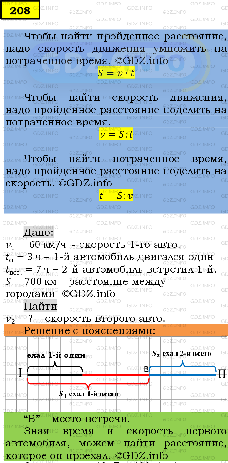 Фото подробного решения: Номер №208 из ГДЗ по Математике 6 класс: Мерзляк А.Г.