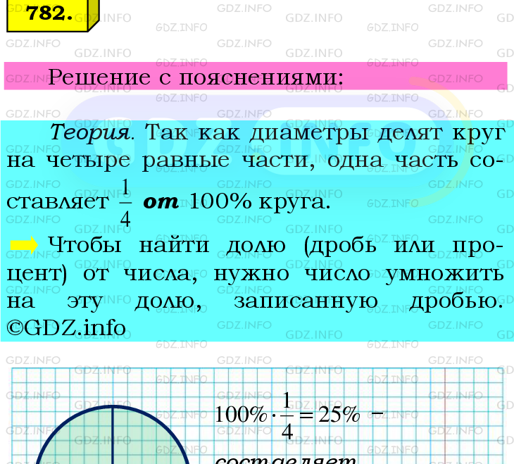 Фото подробного решения: Номер №782 из ГДЗ по Математике 6 класс: Мерзляк А.Г.