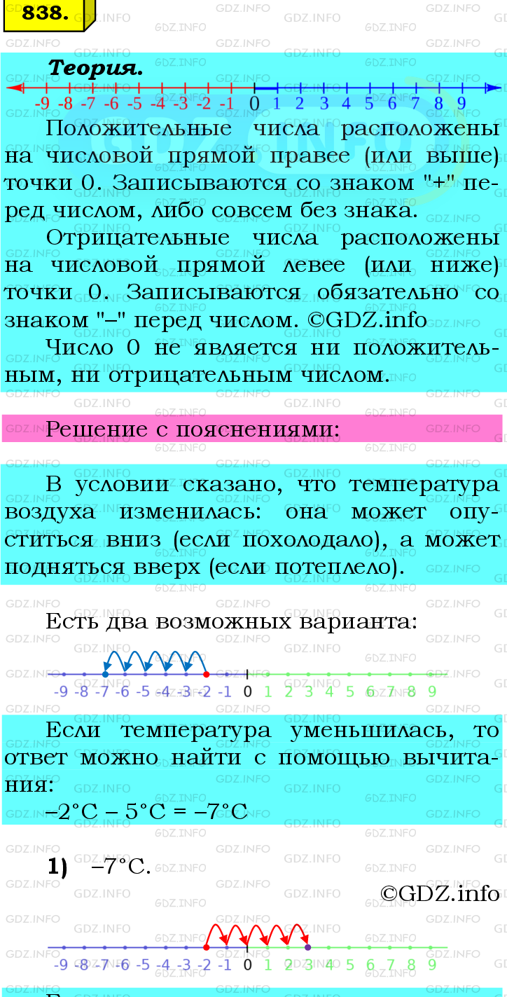 Фото подробного решения: Номер №838 из ГДЗ по Математике 6 класс: Мерзляк А.Г.