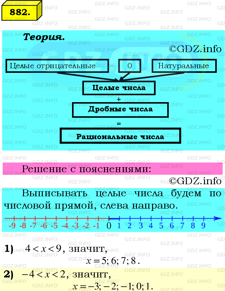 Фото подробного решения: Номер №882 из ГДЗ по Математике 6 класс: Мерзляк А.Г.