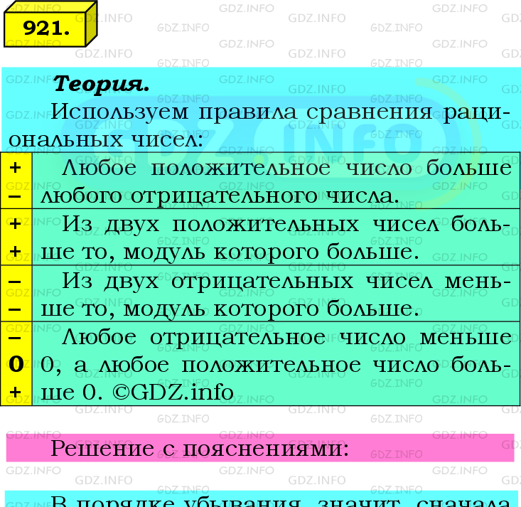 Фото подробного решения: Номер №921 из ГДЗ по Математике 6 класс: Мерзляк А.Г.