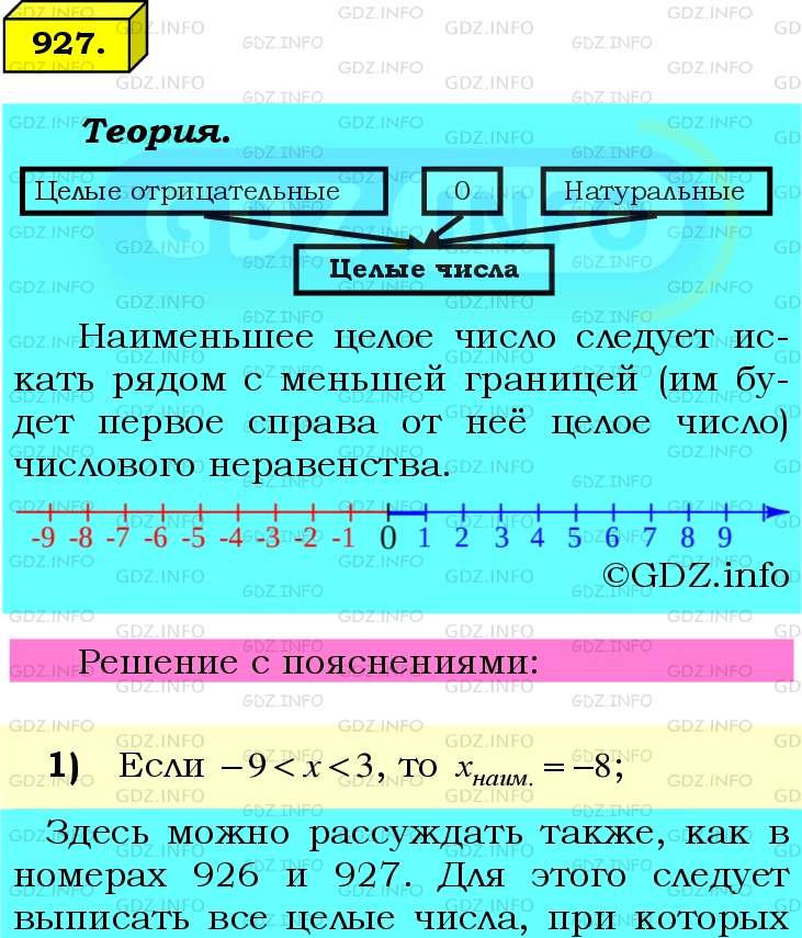 Фото подробного решения: Номер №927 из ГДЗ по Математике 6 класс: Мерзляк А.Г.