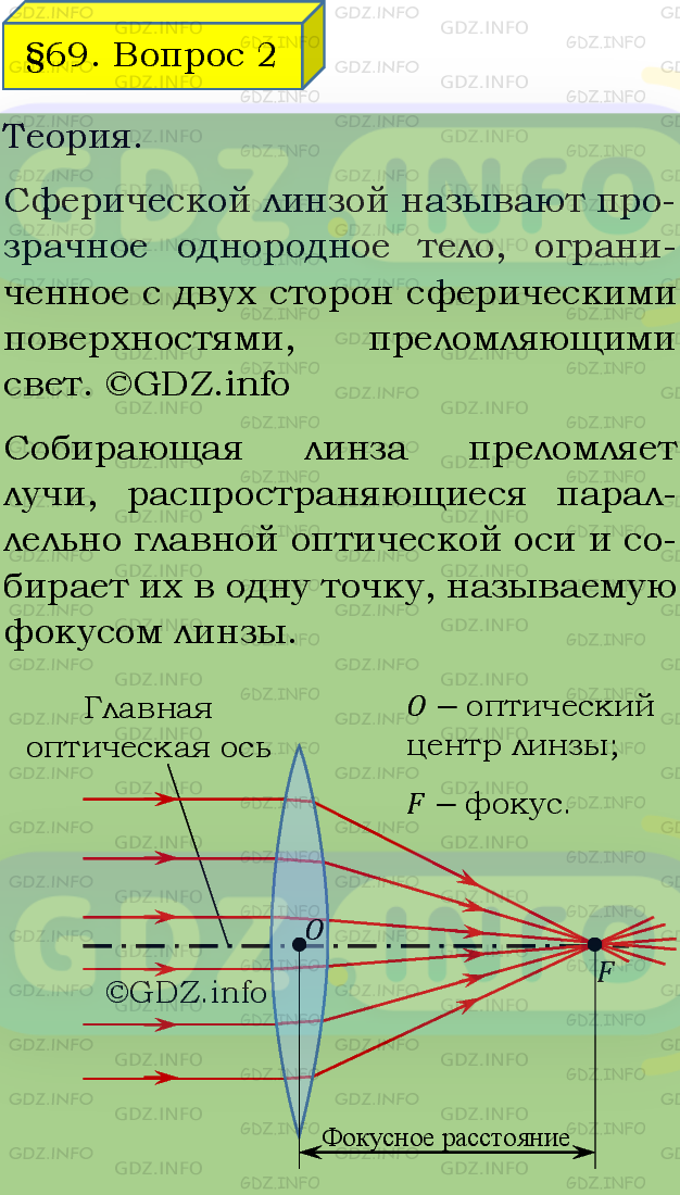 Фото подробного решения: Вопрос №2, Параграф 69 из ГДЗ по Физике 8 класс: Пёрышкин А.В.