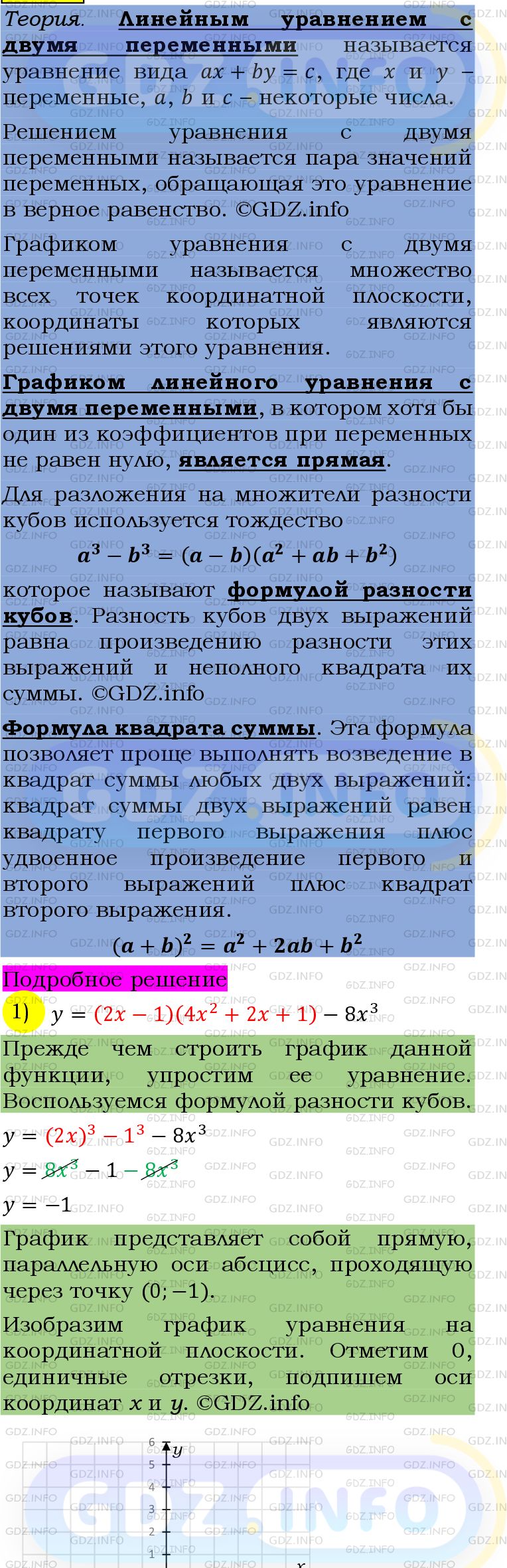 Фото подробного решения: Номер №1340 из ГДЗ по Алгебре 7 класс: Мерзляк А.Г.