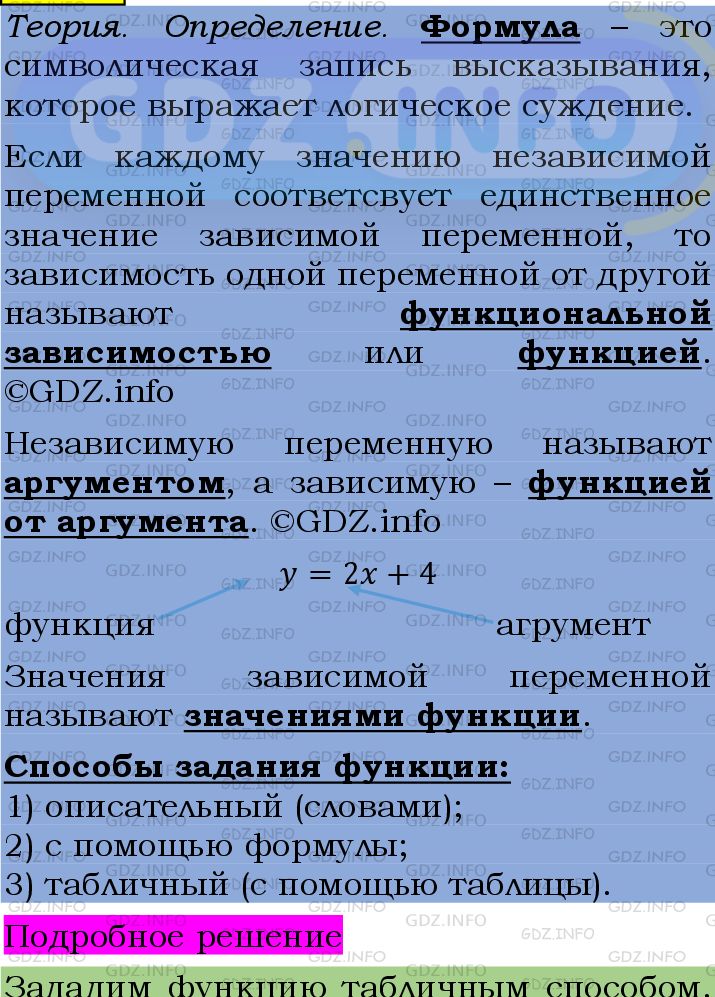 Фото подробного решения: Номер №1036 из ГДЗ по Алгебре 7 класс: Мерзляк А.Г.