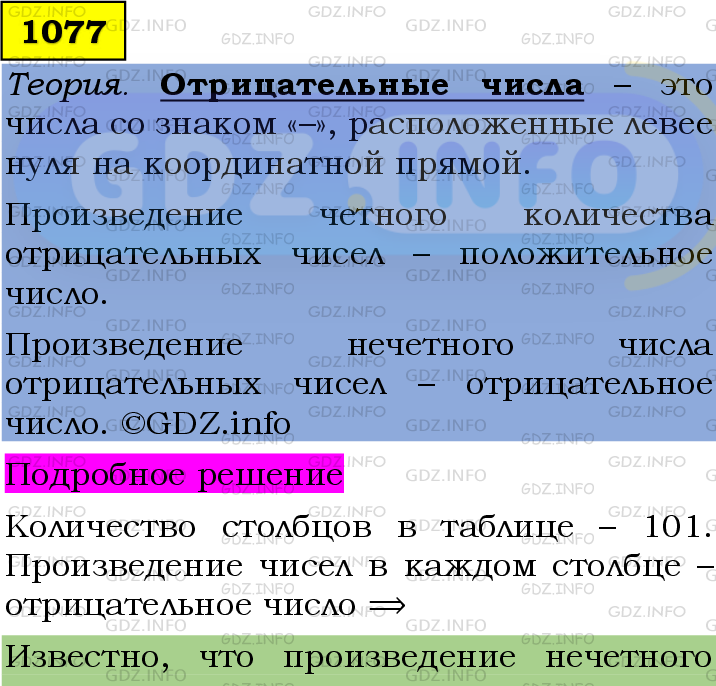 Фото подробного решения: Номер №1077 из ГДЗ по Алгебре 7 класс: Мерзляк А.Г.