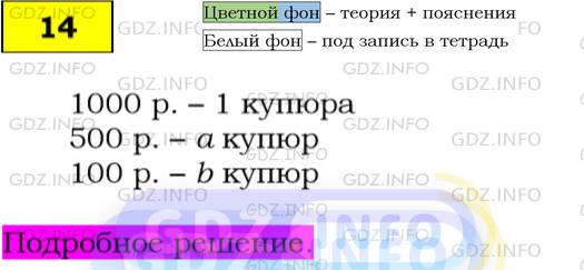 Фото подробного решения: Номер №14 из ГДЗ по Алгебре 7 класс: Мерзляк А.Г.