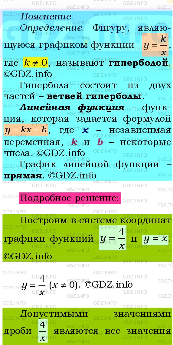 Фото подробного решения: Номер №338 из ГДЗ по Алгебре 8 класс: Мерзляк А.Г.