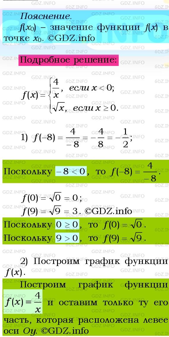 Фото подробного решения: Номер №635 из ГДЗ по Алгебре 8 класс: Мерзляк А.Г.