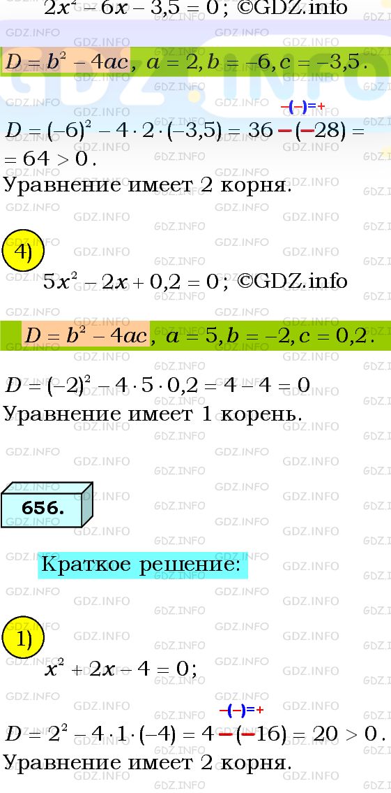 Фото подробного решения: Номер №694 из ГДЗ по Алгебре 8 класс: Мерзляк А.Г.