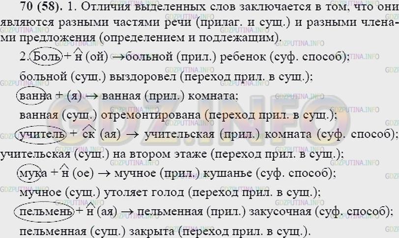 Упражнение по русскому языку 7 класс разумовская