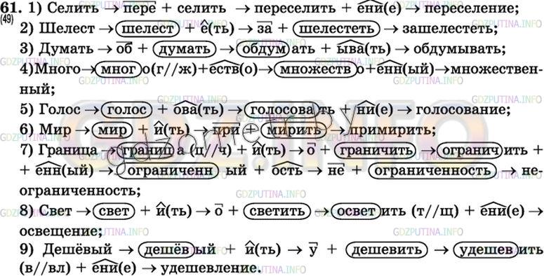 Русский язык 7 класс разумовская 480