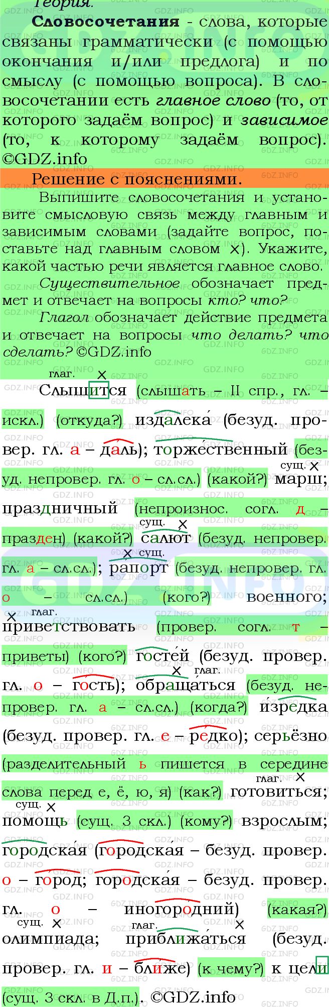 Фото решения 6: Номер №133 из ГДЗ по Русскому языку 5 класс: Ладыженская Т.А. 2012г.