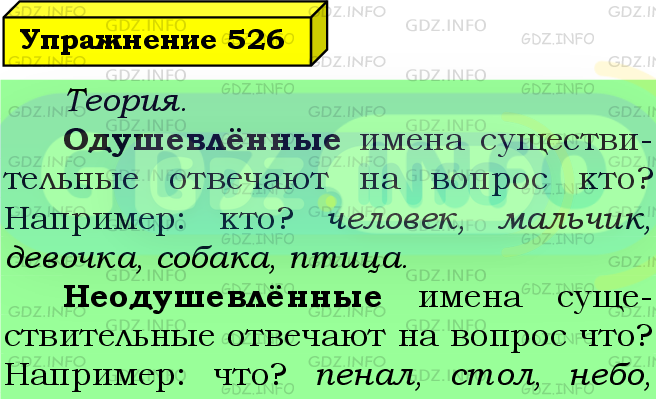 Фото подробного решения: Номер №526 из ГДЗ по Русскому языку 5 класс: Ладыженская Т.А.